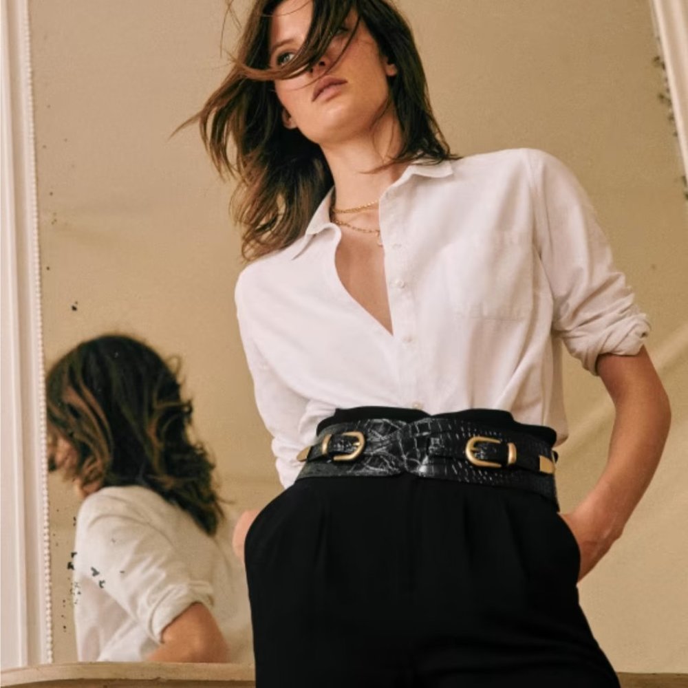 Tomboy Shirt | Sezane Size 38 | White
